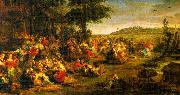 Peter Paul Rubens The Village Wedding oil painting artist